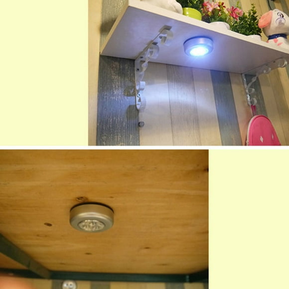 HAMPPLIES 5Pcs Lights for Closet with No Electricity Cabinet White Efficient LEDs for Toilet