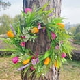 thumbnail image 2 of Guirnaldas de flores aromáticas para exterior | Decoración con hojas para porches, yute natural, adornos sencillos para ventanas y puertas, estética bohemia, para propietarios, para, 2 of 6