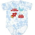 thumbnail image 3 of Inktastic I Love My Daddy to the Moon and Back Boys or Girls Baby Bodysuit, 3 of 5