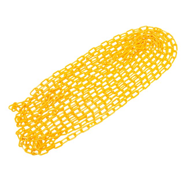 KONTONTY 1Set Plastic Chain with Clips for Road Safety 393.70X0.79X0.20 inch
