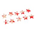thumbnail image 1 of 10pc / lot Colgante de pendientes de estrella de huecos para collar de fabricación de bricolaje rojo Hugo  Estrella de la joyería de bricolaje, 1 of 10