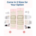 thumbnail image 4 of Neceser BAGSMART Travel con organizador de joyas, color beige, 4 of 7