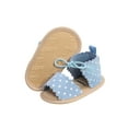 thumbnail image 4 of Bmnmsl Baby Girls Lace Up Sandals Mary Jane Flats Summer Shoes, 4 of 6