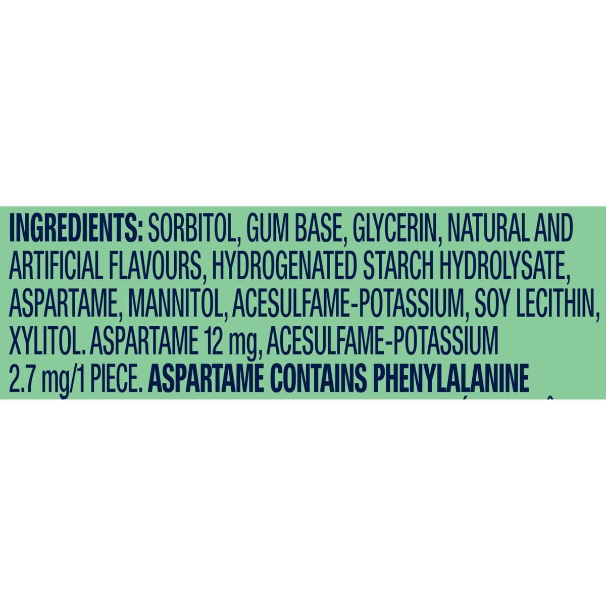 EXTRA, Spearmint Flavoured Sugar Free Chewing Gum, 14 Sticks, 3 Packs