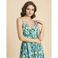 thumbnail image 5 of Moomaya Shoulder Straps V Neck Printed Rayon Dress - Women's Boho Maxi Dress, 5 of 9