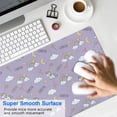 thumbnail image 4 of Long Mouse Pads for Desk,Cartoon Unicorn Rainbow Cloud Moon Lollipop Desk Mats on Top Of Desks, Desk Mouse Pad Extra Large with 3mm Non-Slip Base and Stitched Edge for Gaming,Work,Home 31.5"x11.8", 4 of 5