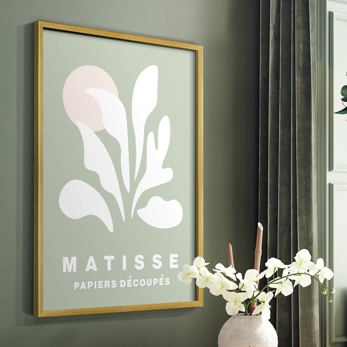 Matisse CCLXVIII in Solid Wood 8 x 10 Framed Print
