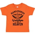 thumbnail image 3 of Inktastic Handpicked for Earth by My Grandpa in Heaven Angel Wings Boys or Girls Toddler T-Shirt, 3 of 5