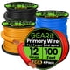 thumbnail image 1 of Wire GearIt calibre 12 (30 m cada uno, negro, rojo, azul y amarillo) CCA, 1 of 9