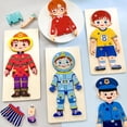 thumbnail image 5 of Niños Ocupaciones Trabajos Juguetes Rompecabezas de madera para niños 6-8 Lindo juego de mesa, 5 of 5