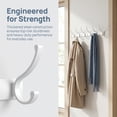 thumbnail image 5 of REGALWOVEN 1 Pack Coat Rack Wall Mount, Coat Hook, Hat Rack, Wall Hooks for Hanging for Entryway, Bedroom White 6 Hooks, 5 of 5