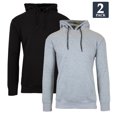 thumbnail image 2 of Galaxy By Harvic Mens Heavyweight Fleece Lined Pullover Hoodie 2 Pack(M-2XL), 2 of 7