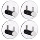 thumbnail image 1 of Gancho adhesivo circular, gancho de pared de acero inoxidable resistente al agua, utilizado para colgar abrigos, ropa y toallas, 1 of 6