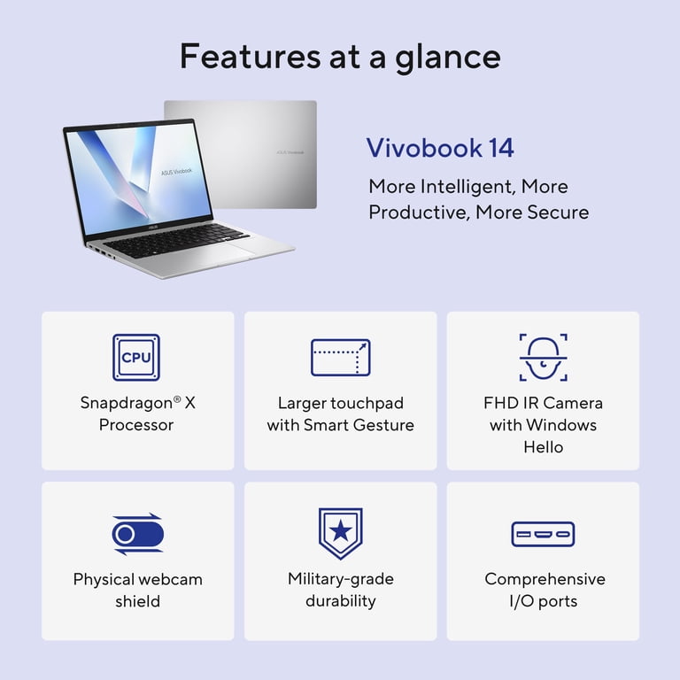 ASUS Vivobook 14 Laptop, 14