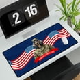 thumbnail image 3 of Happy Father's Day Honoring Veterans Afghan Hound in Army Uniform Desk Mat Full Keyboard Mouse Pad Dog Lover Large Mousepad - 13007, 3 of 5