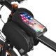 thumbnail image 5 of Bolso del lado del doble de la sombrilla del teléfono del tubo superior del marco del frente de la bici de la pantalla táctil 1.5L Likrtyny paseo en bicicleta, 5 of 9