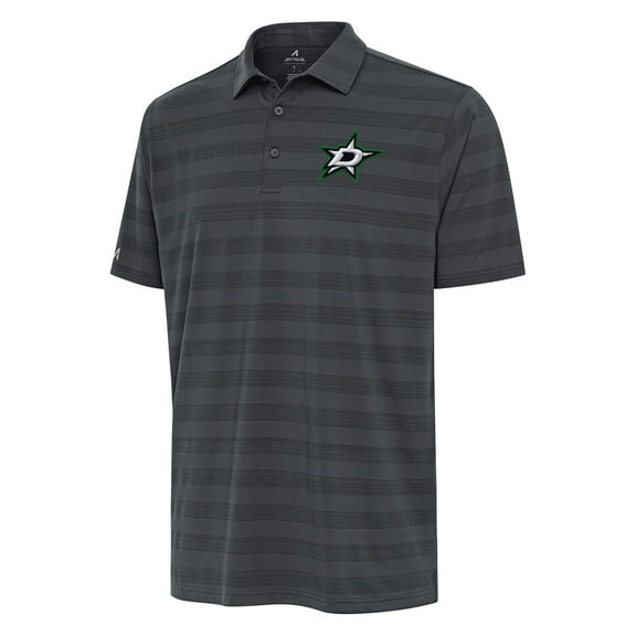 Men's Antigua Pewter Dallas Stars Tunnel Polo