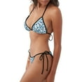 thumbnail image 2 of Balery Winter Knit Hat and Socks Pijama Estampado Bikini de Dos Piezas para Mujer - Conjunto de Bikini Ajustable Sexy y Cómodo para Playa, 2 of 6