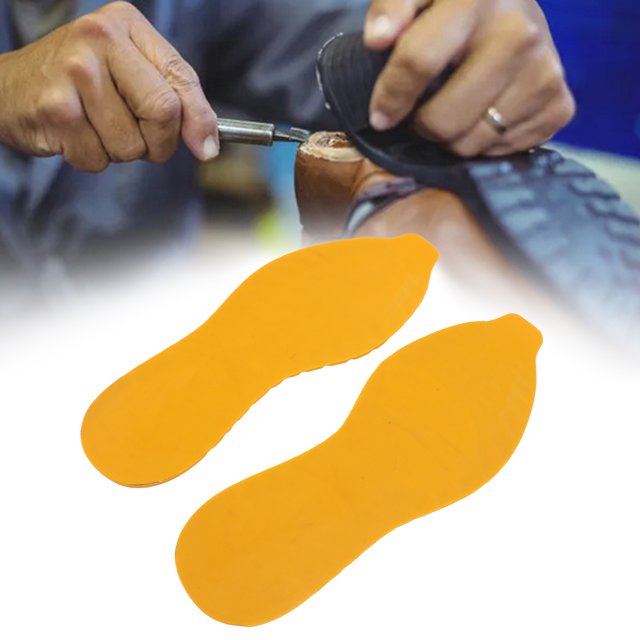 Suela antideslizante para Zapatos, Hoja de Repuesto de Goma Con Patrón en V, Parche de Resaracia de suela resistente al desgaste, Adecuado para Talla 41-44, con