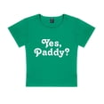 thumbnail image 3 of Alun St. Patrick's Day Cropped Short Sleeve T Shirts for Women Crewneck Stylish Stretch Tight Top Soft Comfort Fashion Festival Graphic Tee Summer Casual T-Shirts 14-Green XS, 3 of 3