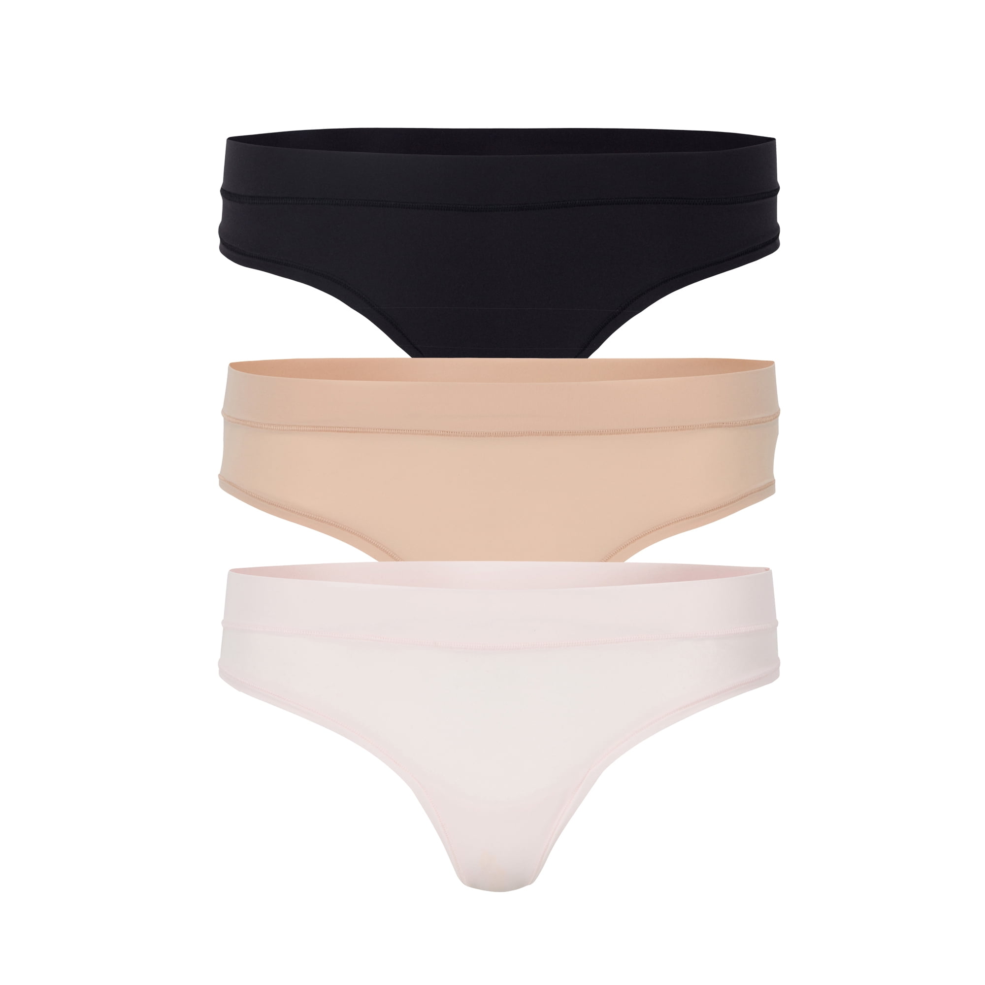 Ingrid & Isabel For Every Belly Women's Maternity Thong Panties, 3-Pack, Sizes XS-4XL