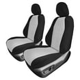thumbnail image 2 of For 2021-2024 Toyota Sienna FH Group Neoprene Custom Fit Waterproof Car Seat Covers  - Gray Full Set, 2 of 10