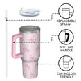 thumbnail image 4 of 1pc Bow-1 40oz Tumbler with Straw & Handle - Insulated Stainless Steel Cup | Holiday Gift for Man Women (Christmas, Valentine's, Birthday), 4 of 7