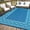 Blue, variant on Funslane 9' x 12' Waterproof Outdoor Rug, Reversible Plastic Straw Patio Mat, Easy to Clean & Portable, for Deck, RV, Camping & Balcony, Gray/White