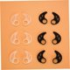 thumbnail image 4 of WRITWAA 1Par Earphone Hook Negro De Silicona Para Uso Deportivo Con Ajuste, 4 of 8