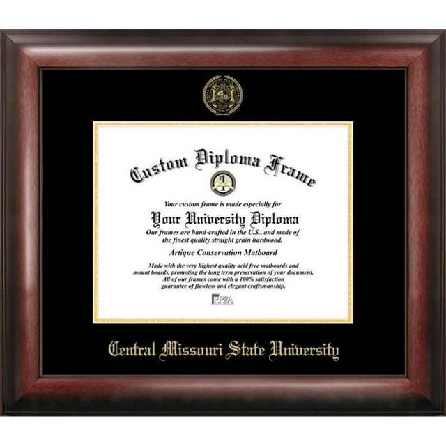 Campus Images MO995GED University Central Missouri Gold Embossed Diploma Frame