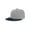 Grey/navy, variant on Decky 7011 Youth 6 Panel High Profile Structured Acrylic/Polyester Snapback Hat-Grey/Navy