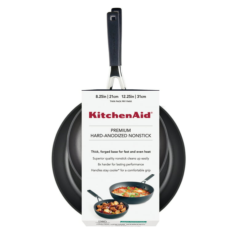 Kitchenaid Cookware Set, Nonstick, Hard-Anodized, Onyx Black