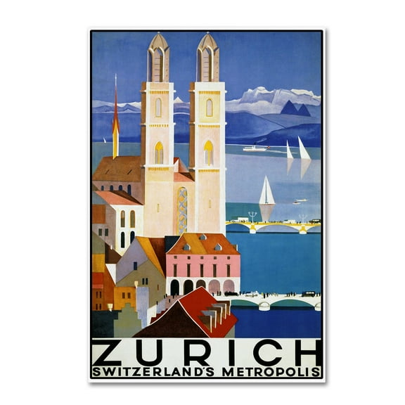 Trademark Fine Art 'Travel 253' Canvas Art by Vintage Lavoie