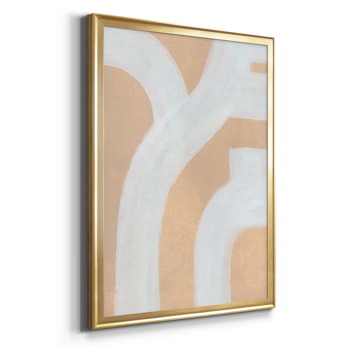 Neutral Winding Paths I Premium Framed Print, in Gold, Black, or Silver - Ready to Hang