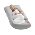thumbnail image 1 of Almohada de embarazo VEVOR en forma de G para maternidad, soporte para todo el cuerpo, 1 of 9