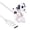 White, variant on Type-C Charging Cable, Cute Dog Tail Wags When Charging 1.2m Braided USB Cord, Creative Gift for Dog Lovers