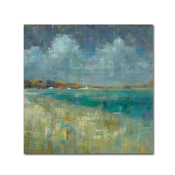 Trademark Fine Art 'Sky and Sea Crop' Canvas Art by Danhui Nai