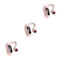 thumbnail image 3 of Bearachild Auricular Inalámbrico Recargable Auricular Pantalla digital Compatible con Bluetooth 5.0 Auricular Auricular colgante, Rosa rosado 3piezas, 3 of 6