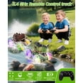thumbnail image 6 of JoyStone Dinosaur Amphibious Remote Control Car for Water & Land with Water Machine, RC Monster Truck Toys with LED Lights, 360° Spins and Drifting for Boys Girls, Green, 6 of 6