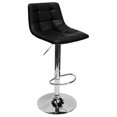 thumbnail image 2 of Best Master Tabouret de Bar Pivotant Réglable en Similicuir en Noir (Lot de 2), 2 of 3