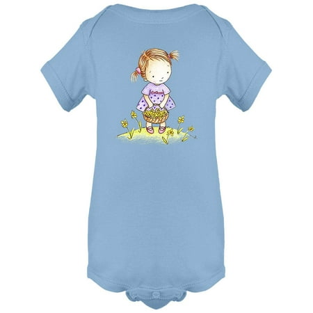 

Girl With A Flower Basket Bodysuit Infant -Image by Shutterstock 24 Months