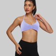 thumbnail image 6 of Endives Yoga Sport Bras Strappy Sports Bras Open Back Deep V Bras Casual Bralette Yoga Crop Top With Removable Cups Sports Bras for Women High Support, 6 of 7