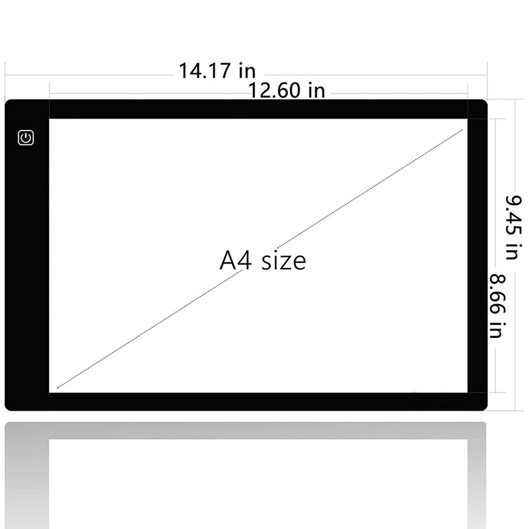 YouLoveIt Light Board A4 LED Drawing Board Light Table Light Up Drawing Painting Boards Kids Acrylic Copy Drawing Board Tracing Tableo for Artists Designing, Animation, Sketching