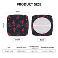 thumbnail image 5 of Fuzoiu Ping Pong Print Square Cushion Cover,Couch Cushion Covers, Stretch Seat Slipcover for Dining Chairs, Banquets, and Home Decor-Four Pieces, 5 of 7
