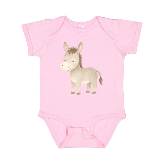 Inktastic Cute Little Donkey Boys or Girls Baby Bodysuit