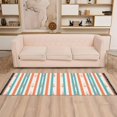 thumbnail image 2 of Yayeee Runner Rug for Bedroom 2'x6' Machine Washable Hallway Non Slip Mat, Simple Nautical Pattern, 2 of 8