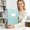 Mint Green, variant on Foldable File Box with Thickened Polypropylene, Writable Label Panel and Circular Pull Tab, Document Storage Organizer for Office, Home, Desk and Shelf Use