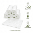thumbnail image 2 of Biodegradable Trash Bags 2.6 Gallon small Biodegradable Trash Bags Recycling Trash Can Liner for Bathroom Bedroom Office Kitchen Trash Can, 2 of 7