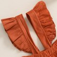 thumbnail image 5 of Baby Girls Halloween Outfits Ghost Long Sleeve Romper Bodysuit and Corduroy Suspender Skirt Overall Dress Set Newborn Fall Clothes, 5 of 8