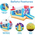 thumbnail image 6 of Montary 6-in-1 Inflatable Bouncer w/ Basketball & Slide - 187"x122" Indoor/Outdoor Kids Play Center (Blower Included), 6 of 7